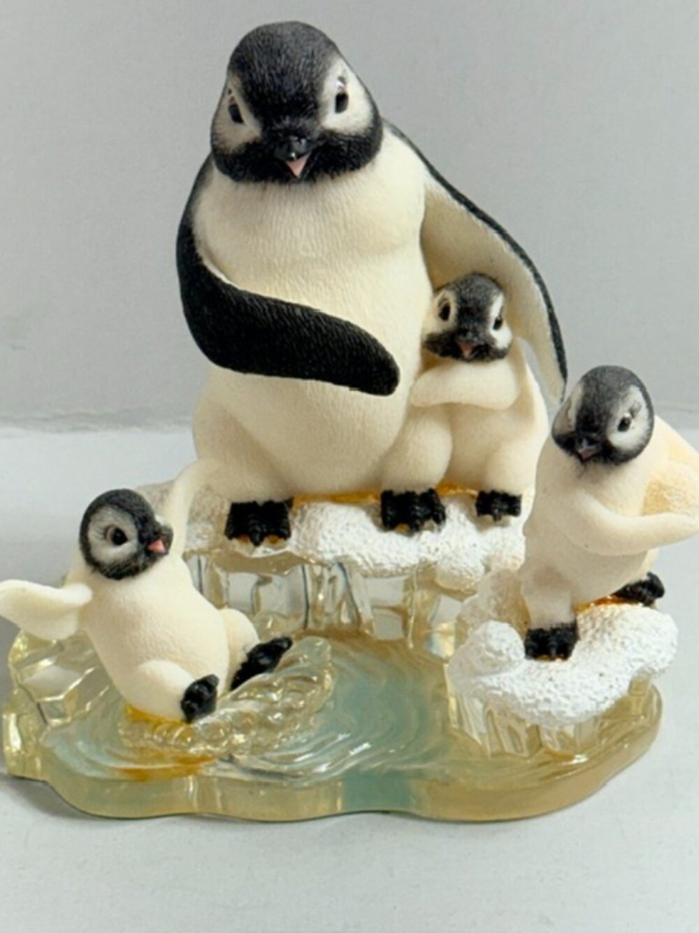 Vintage Polar Playmates Penguin Figurine Hamilton Arctic Escapades Splashing